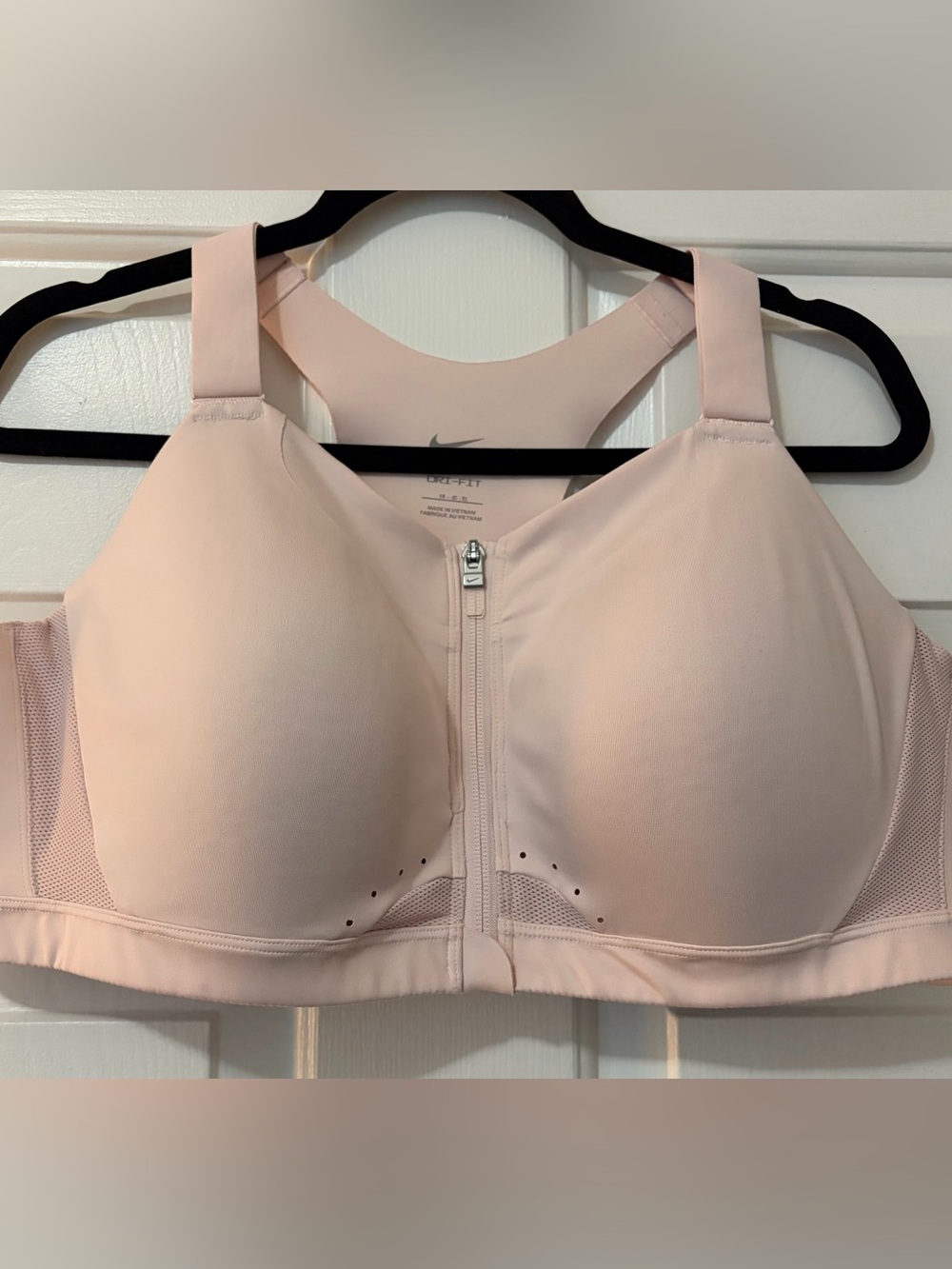 NWOT Nike Women's Dri-Fit Alpha Padded Front-Zip High-Support Sports Bra